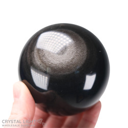 Silversheen Obsidian Sphere /70mm