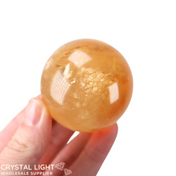 Spheres: Honey Calcite Sphere /46mm