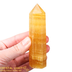 Yellow Fluorite Point