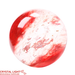 Strawberry Obsidian Sphere /105mm