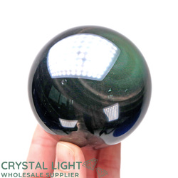 Spheres: Rainbow Obsidian Sphere /70mm