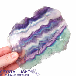 Rainbow Fluorite Slab
