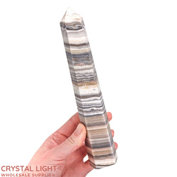 Banded Calcite Large Point