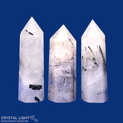 Tourmalated Quartz Polished Point