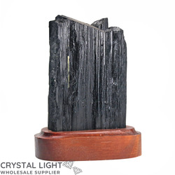 Black Tourmaline on Stand