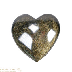 Goldsheen Obsidian Heart
