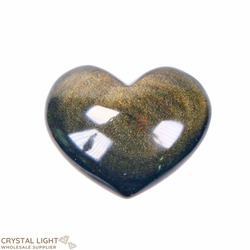 Goldsheen Obsidian Heart