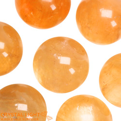 Spheres & Stands: Honey Calcite Sphere /42mm