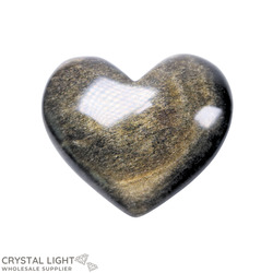 Goldsheen Obsidian Heart