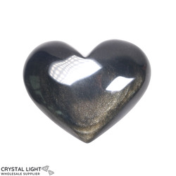 Goldsheen Obsidian Heart