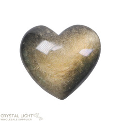 Goldsheen Obsidian Heart