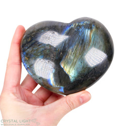 Labradorite Heart
