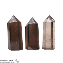 Polished Points By Quantity: Smokey Quartz Point