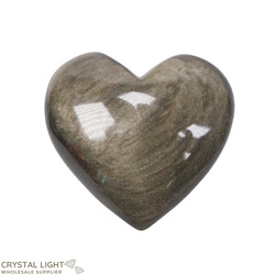 Hearts: Goldsheen Obsidian Heart