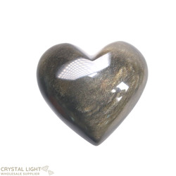 Goldsheen Obsidian Heart
