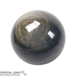 Spheres: Goldsheen Obsidian Sphere /73mm