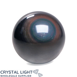 Rainbow Obsidian Sphere /65mm