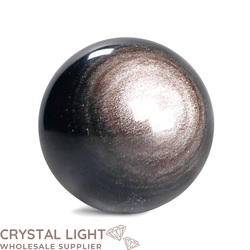 Spheres: Silversheen Obsidian Sphere /58mm