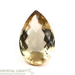 Cut Gemstones: Lemon Quartz Drop Gemstone