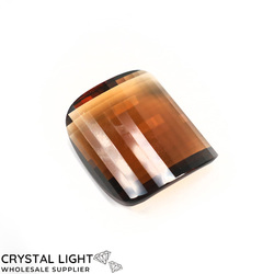 Beer Quartz Rounded Square Gemstone