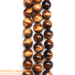 10mm Bead: Tiger's Eye Beads 10mm