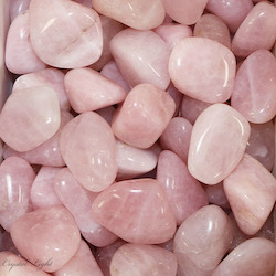 Tumbles by Weight: Rose Quartz Tumble 30-45mm/250g