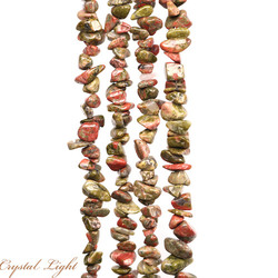 Chip Beads: Unakite Chip Beads
