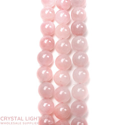 10mm Bead: Rose Quartz Beads 10mm