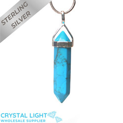 Blue Howlite DT Pendant