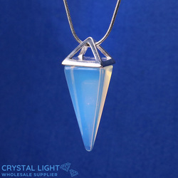 Pyramid Pendants: Opalite Pyramid Pendant