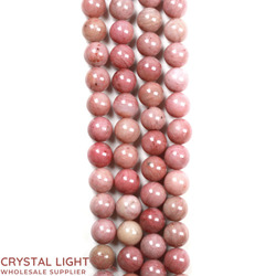 8mm Bead: Rhodonite Beads 8mm