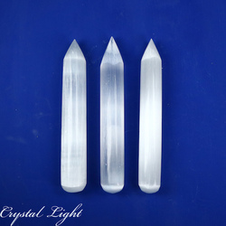 Selenite: Selenite Point Wand Thick