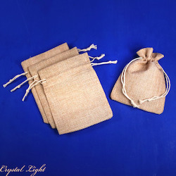 Hessian Style Pouch Medium