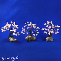 Rose Quartz Druse Tree XS