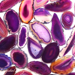 Purple Agate Slice Tiny