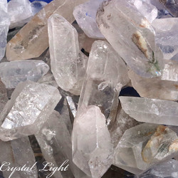 Bulk Points (By Weight/Per Piece): Rough Quartz points Mixed 1kg
