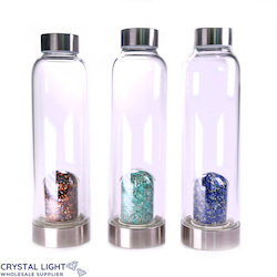 Crystal Water Bottle - Chip Dome
