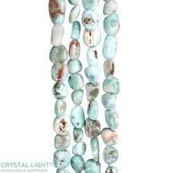 Larimar Tumble Bead