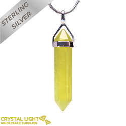 Lemon Serpentine DT Pendant
