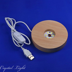 USB Light Display Stand Large - White