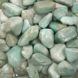 Tumbles by Weight: Amazonite Tumble 25-40mm /250g