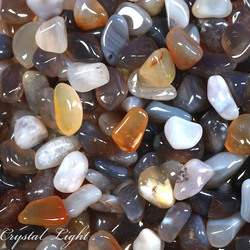 Tumbles by Weight: Agate Brazil Tumble 15-25mm