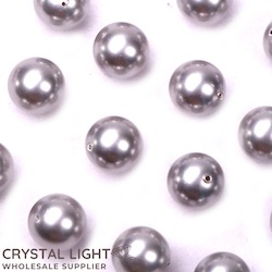 Swarovski Pearl Beads - Light Gray /12mm