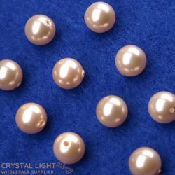 Swarovski Pearl Beads - Light Gold /6mm