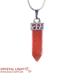 Goldstone Short Pendant