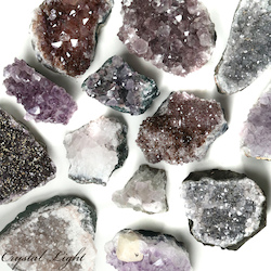 Amethyst & Citrine Bulk Listings: Mixed Amethyst Druse/ 1kg