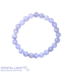 Blue Lace Agate Bracelet 8mm
