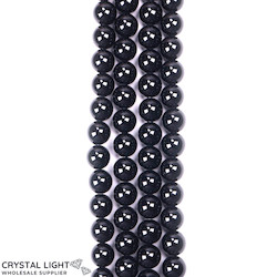 8mm Bead: Black Onyx Beads 8mm