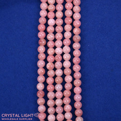 Pink Opal Beads 6mm