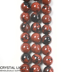 10mm Bead: Mahogany Obsidian 10mm Beads